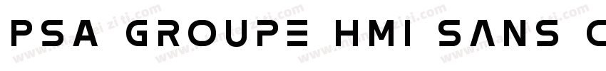 PSA Groupe HMI Sans CS Regular字体转换